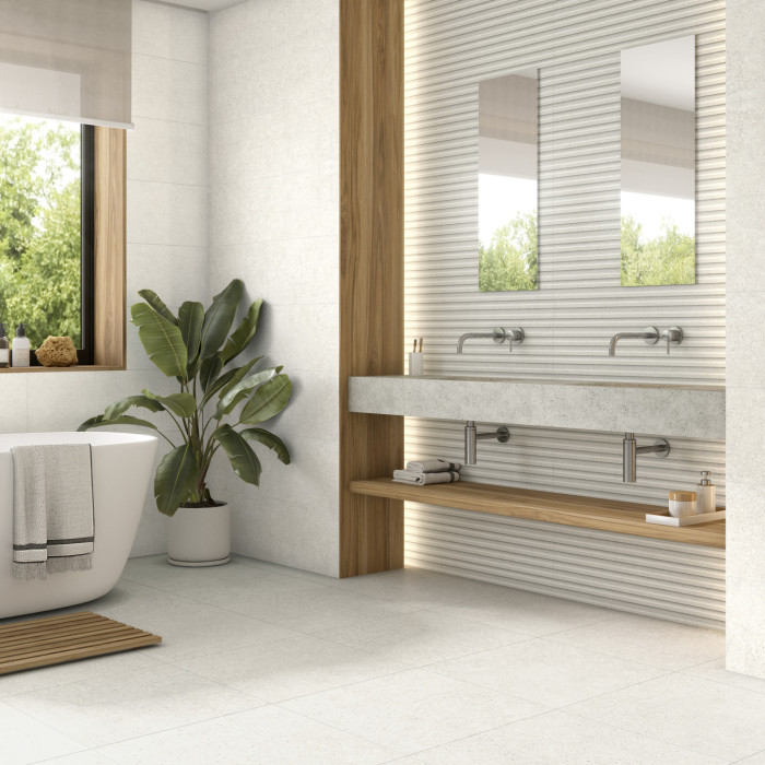 Badkamer met Beste Koop Linz White