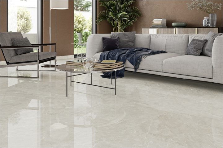 marmerlook Woonkamer tegels
