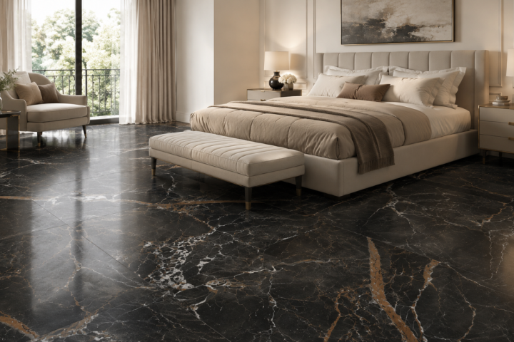 Marbles in de slaapkamer (Middel)